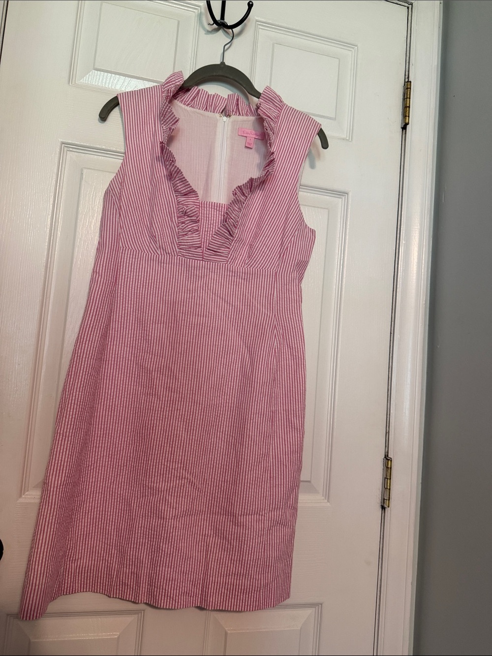 Lilly Pulitzer Pink Seersucker Dress